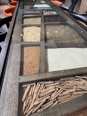 Indoor table top  at anoush'ella in Boston