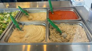 Hummus, Roasted Sauce, Etc  at HUMMUS Bowls & Wraps - S Rainbow Blvd in Las Vegas