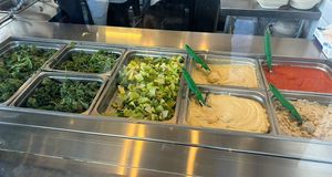 Hummus & Greens  at HUMMUS Bowls & Wraps - S Rainbow Blvd in Las Vegas