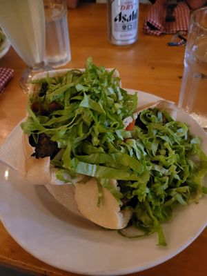 Falafel wrap at Barracuda in Palau