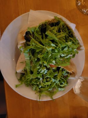 Falafel wrap at Barracuda in Palau