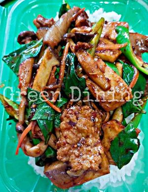 Stir fried sweet chili paste at Green Dining in Hua Hin