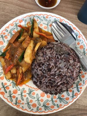 panang curry dry  at Green Dining in Hua Hin