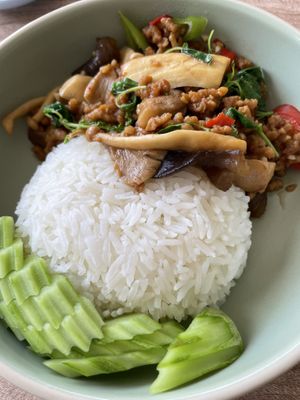 Pad krapow   at Green Dining in Hua Hin