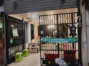 Front of the restaurant at Green Dining in Hua Hin