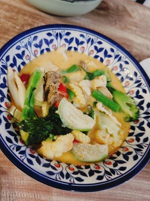 Red curry at Green Dining in Hua Hin