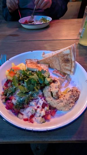 The Israeli Set at Hummus Kimchi in Yerevan