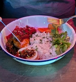 The Korean Set at Hummus Kimchi in Yerevan