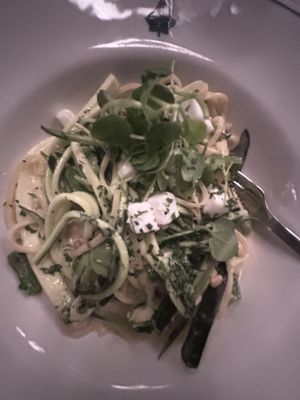 Vegan linguini   at The Ivy Market Grill in London