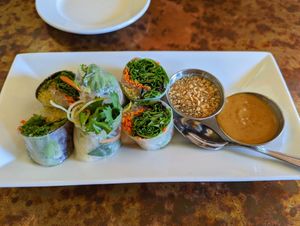 Fresh rolls. at Thai Bella in Moab