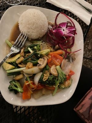 Red curry Veg  at Thai Bella in Moab