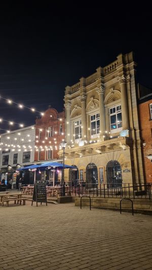 Outside view at Stockport Produce Hall in Manchester