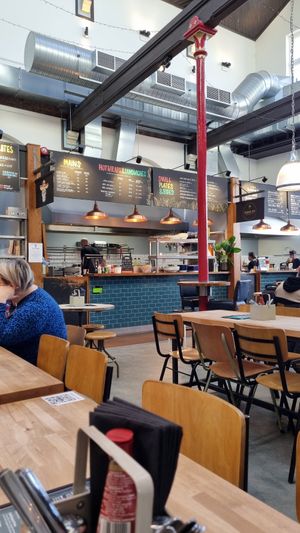 Inside view at Stockport Produce Hall in Manchester