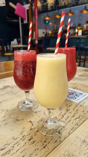 Black Market Espresso's Smoothies at Stockport Produce Hall in Manchester