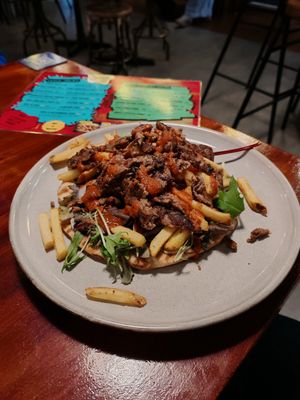 Vegan Gyros at Stockport Produce Hall in Manchester