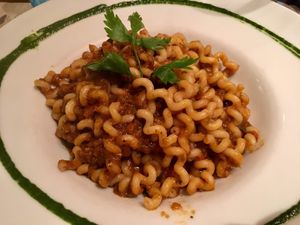 Fusilli Contadina (Vegetable Ragu) at Acqua al 2 in Florence