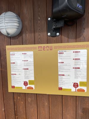 Menu  at Rifugio Campo Base in Ayas
