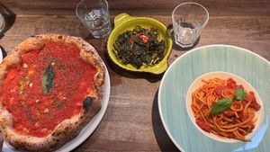   at Rossopomodoro in London