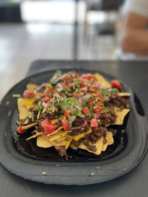 Nachos  at L'ol-lin Vegan in Guadalajara