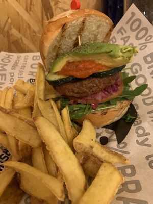 Hamburguesa Vegana  at Burguerbeer in Valencia