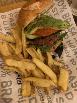 Hamburguesa vegana  at Burguerbeer in Valencia