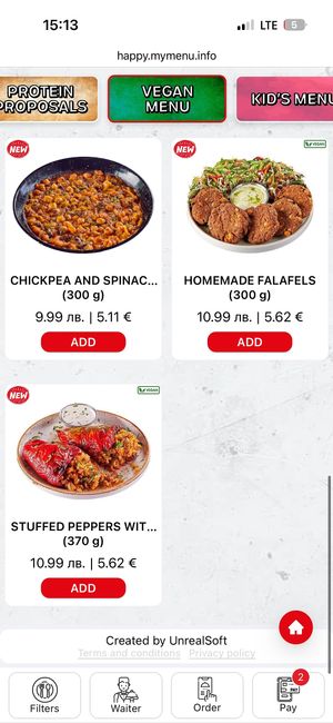   at Happy Bar & Grill in Plovdiv