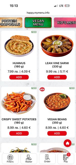   at Happy Bar & Grill in Plovdiv