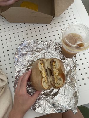   at Pete's Bagels in St Petersburg