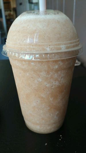 Sweet Thai energy drink...smooth at Vegetarian Express in Chicago