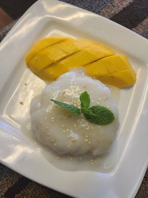 Mango Sticky Rice at Mana Thai Comfort Food in Longmont