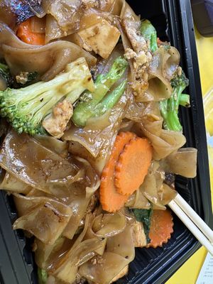 Pad see ew w soft tofu  at Mana Thai Comfort Food in Longmont