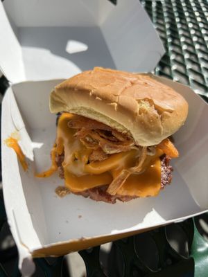 Bbq mushroom burger  at PLNT Burger in Boston