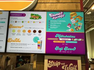 Menu 2  at PLNT Burger in Boston