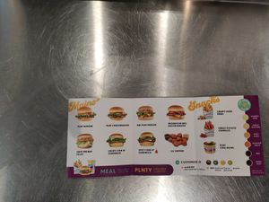 menú 2 #Veganuary at PLNT Burger in Boston