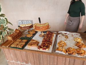 Baked goods 😋 at Beaten by a Whisker in London