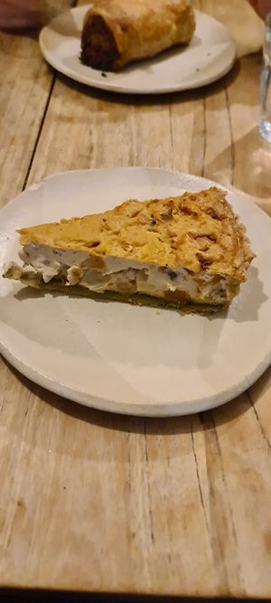 Sweet potato tart at Beaten by a Whisker in London