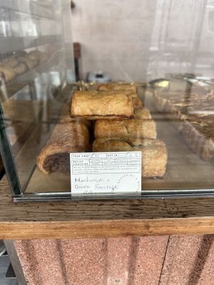 THE most delicious vegan sausage rolls  at Beaten by a Whisker in London