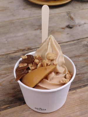 Hazelnut ice cream at Beaten by a Whisker in London