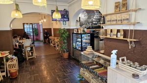 Inside at UKAW Chocolate in Miraflores