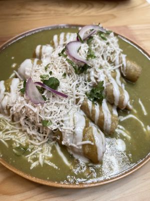 Enchiladas Verdes  at Pali Pali Alameda in Mexico City