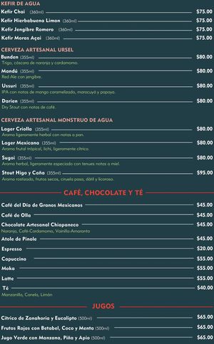 Menu as of June 2022, page 5  at Pali Pali Alameda in Mexico City