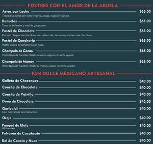 Menu as of June 2022, page 3  at Pali Pali Alameda in Mexico City
