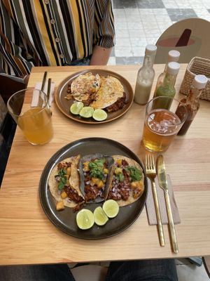 All vegan!  at Pali Pali Alameda in Mexico City