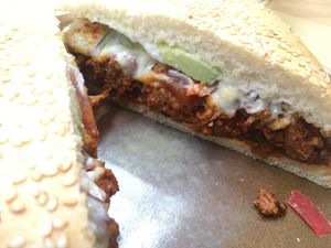 Torta Choriqueso  at Pali Pali Alameda in Mexico City