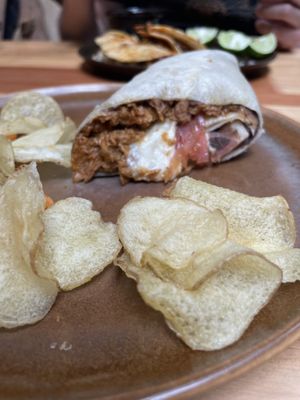 This burrito was very good!  at Pali Pali Alameda in Mexico City