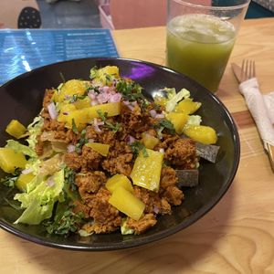 Pastor salad! Amazing  at Pali Pali Alameda in Mexico City