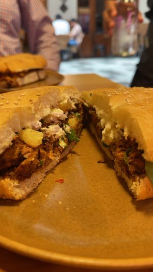 Torta al Pastor  at Pali Pali Alameda in Mexico City