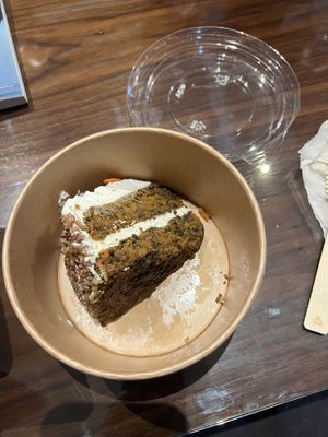 Carrot cake  at Pali Pali Alameda in Mexico City