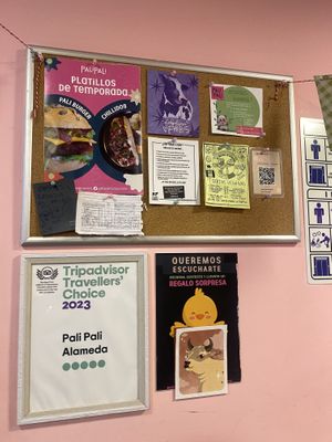 Community Board w/Wi-Fi Passwordd  at Pali Pali Alameda in Mexico City