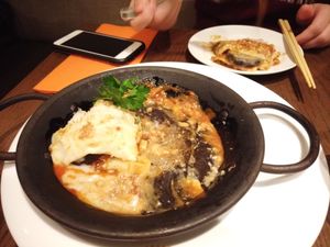 Veg Lasagna at T's Restaurant in Tokyo